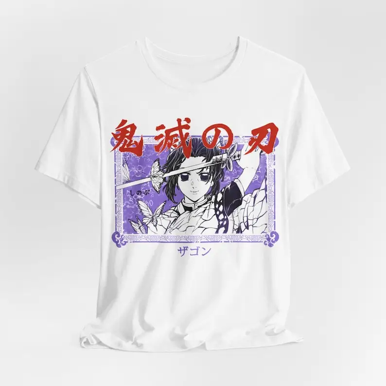 Shinobu Kocho T-Shirt, Demon Slayer Shirt, Anime Shirt,  Lovers Shirt, Graphic Tee, Manga Shirt