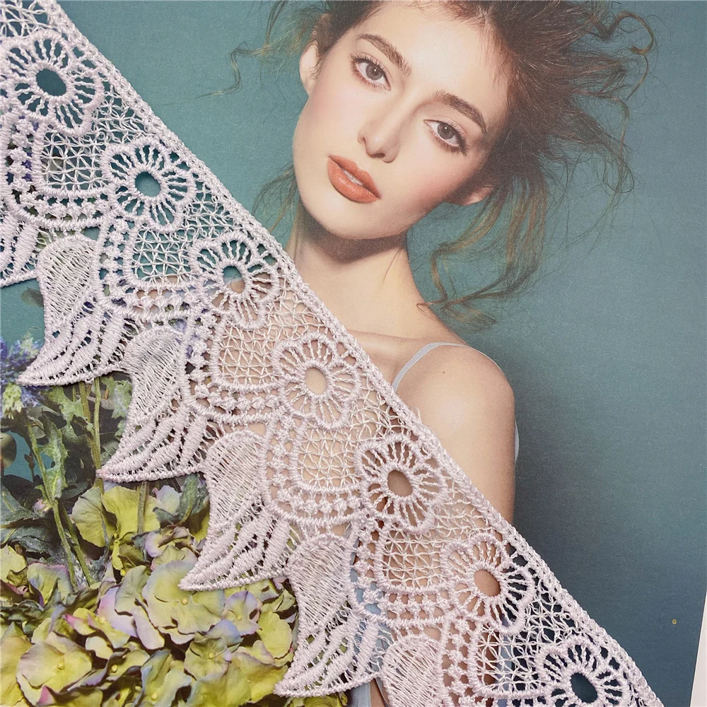 15yards Venise Lace trim wedding DIY crafted sewing 7cm for women Dress