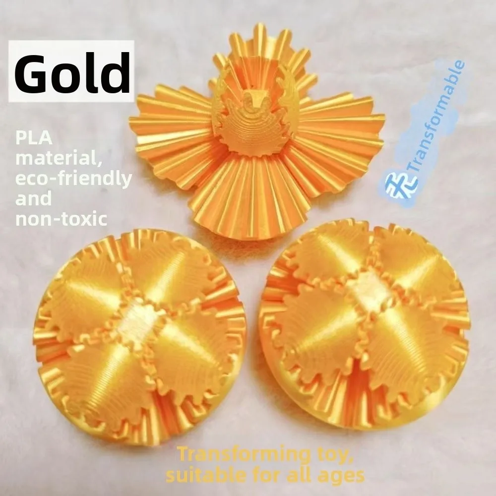 Interactief spelen Creatieve uitrustingsbal Kleurrijk ontspannend 3D-geprint Fidget Lichtgewicht zintuiglijke spinbal of kubus Kinderen Volwassenen