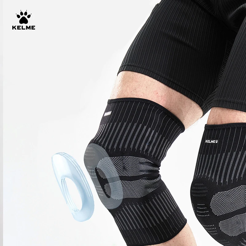 KELME Sports Knee Knee Pads Sports Pressurized Elastic Kneepad Support Fitness Basketball Volleyball Brace Fitness Running Knee