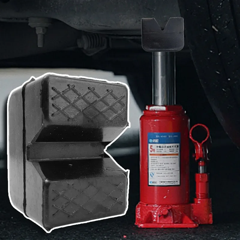 Инструменты для ремонта автомобиля, прорезящий домкрат, резиновый домкрат для подъема автомобиля, подставка, рама, рельсовый адаптер, домкрат, резиновая накладка