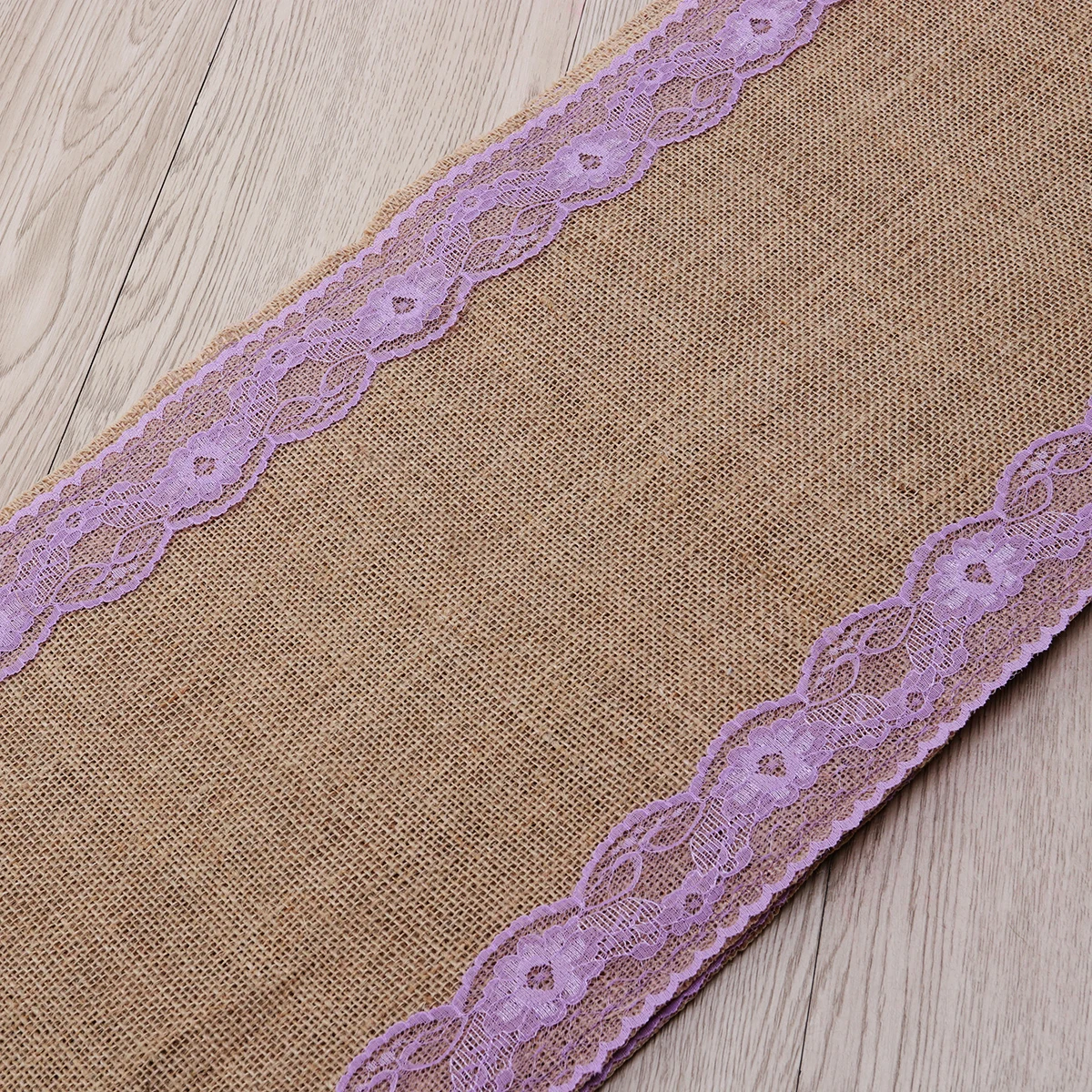 

275 X30cm Burlap Table Runner Din Cover Holiday Christmas Wedding Dining Runners Lace Bride
