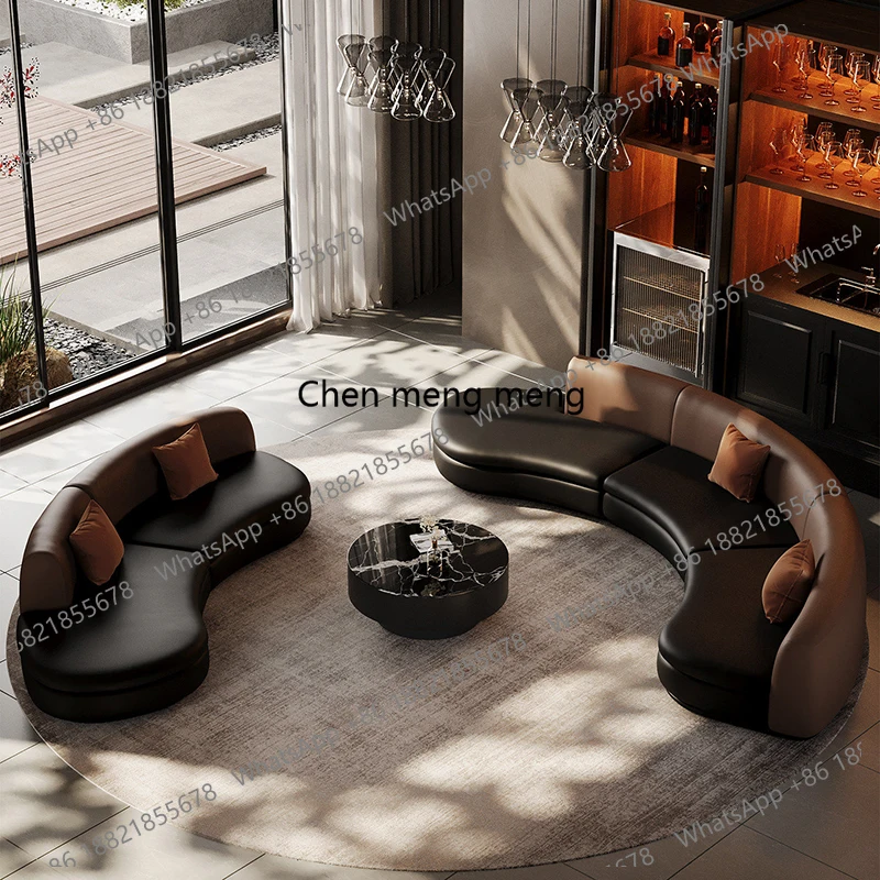 

Italian Luxury Sofa Modern Minimalist Villa Office Hotel Sofa Business Lounge Office Furniture