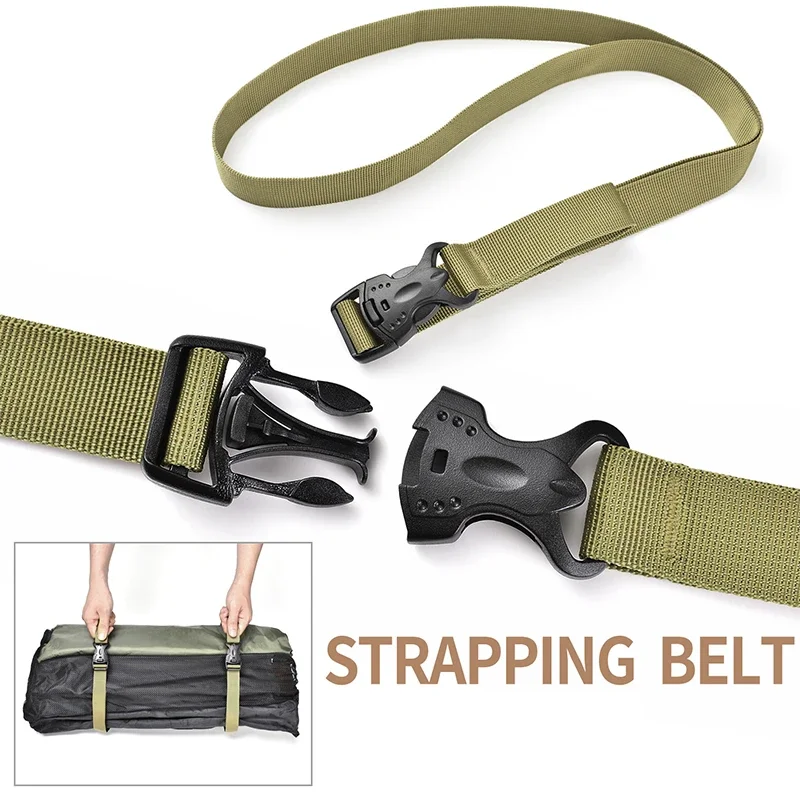 1PC Outdoor Gear Luggage Straps Buckle Type Rucksack Straps Tent Accessories Abrasion Resistant Strap Rope Fixing Ties