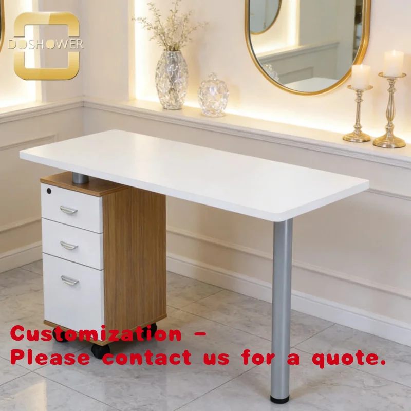 Customize.Manicure Table Ergonomic design, ensuring a comfortable posture, reducing fatigue Crafted materials, keep you safe and