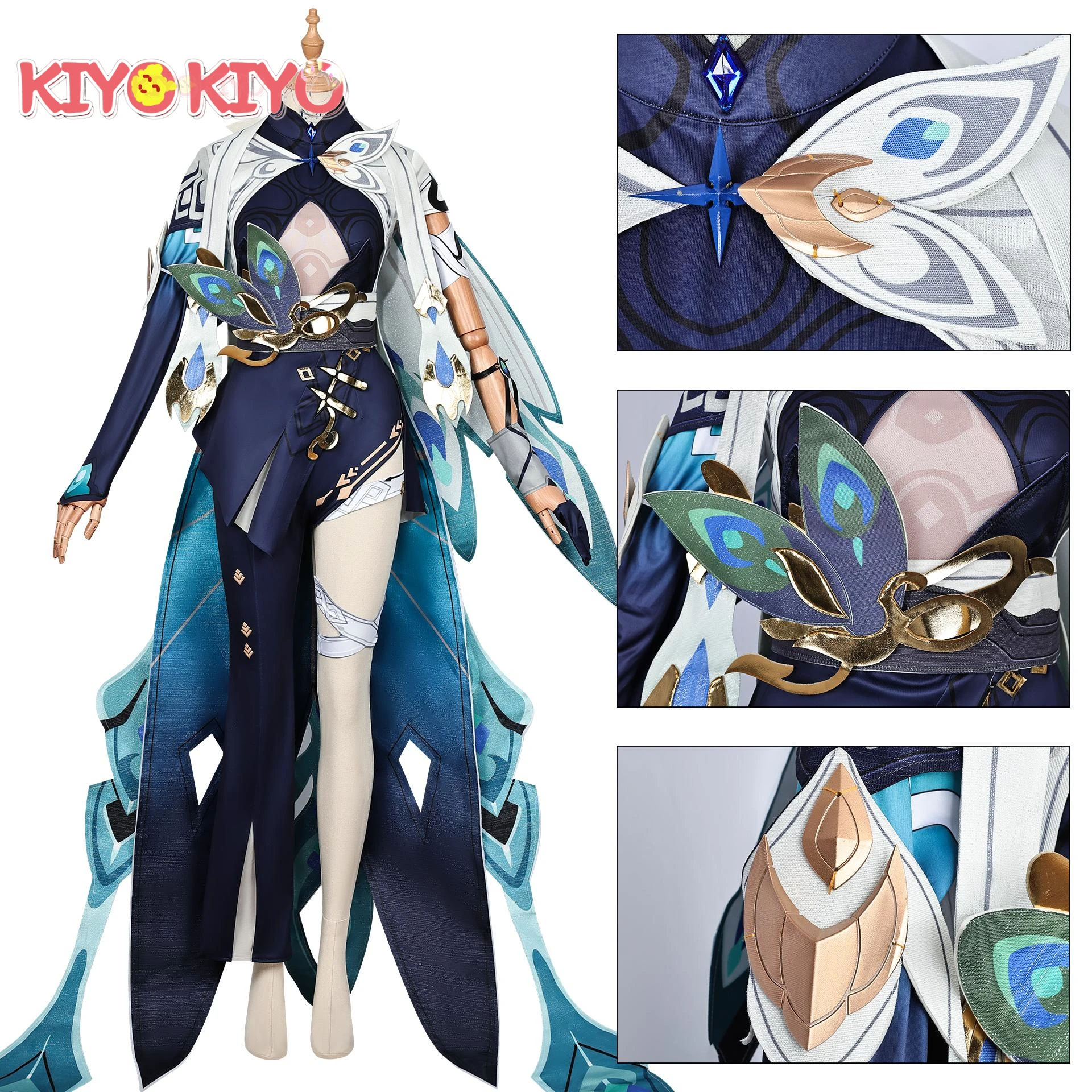 KIYO KIYO Honkai Impact 3 Vita Cosplay Costume Gorgeous elegant ant Vita Dress Halloween