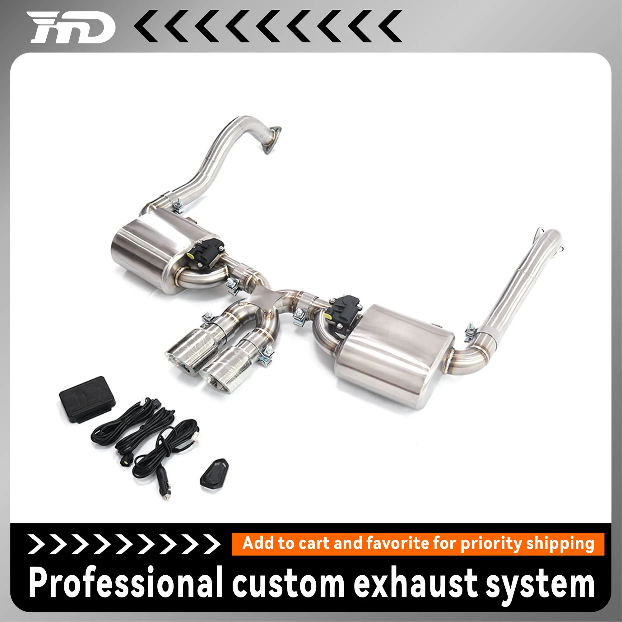 

Модификация выхлопной системы для Porsche Cayman 987.2 3.4L, модификация выхлопной системы HMD, автомобильные аксессуары