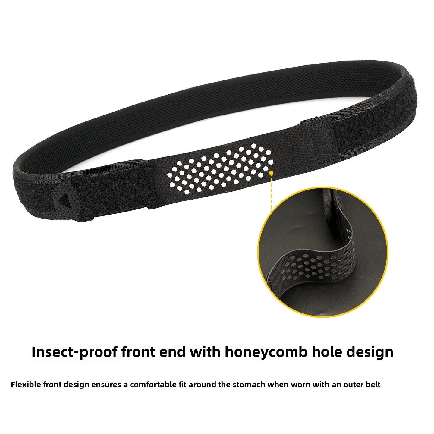 Tactical Inner Belt Full Loop Hook & Loop Waistband Multifunctional Outdoor Daily Carry Belt