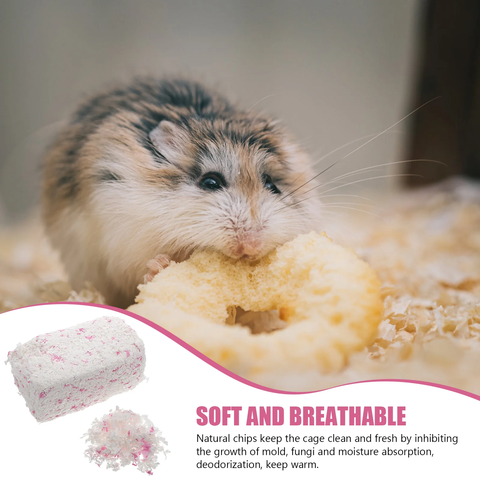 Hamster Paper Cotton Bedding Linens Pet Padding Supplies Rabbit Nest Scraps Swarf Sawdust Remove Odor Mat Shavings Small