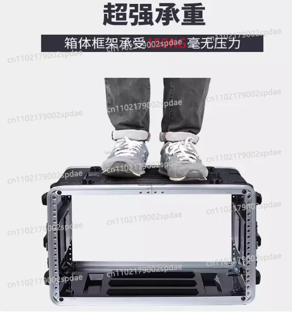 22CM Depth ABS Rack Case  6U 8U  With Handles and Wheels