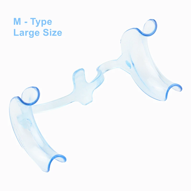 3 Pcs  Dental Mouth Opener Props M Shape Blue Small Gag Intraoral Cheek Lip Retractor Spreader Oral Care Dentistry Supplies