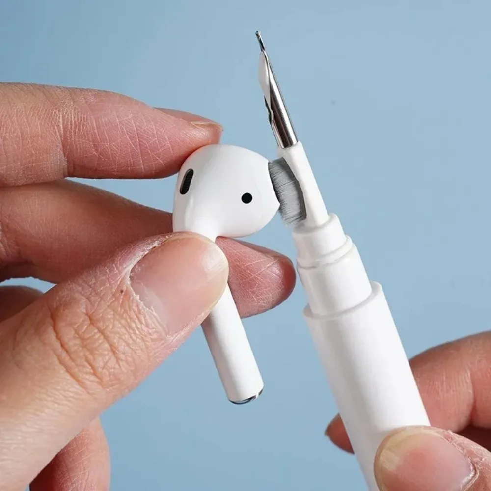 Conjunto de kit de limpeza 2 em 1, caneta de limpeza de fones de ouvido para airpods 3 pro case 13, escova, limpadores de fones de ouvido, ferramentas de limpeza