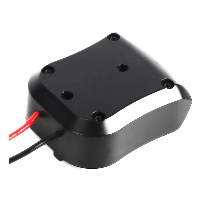 Connettore di alimentazione Dock per montaggio a batteria 10.8V-12V con connettori per cavi 14Awg strumento adattatore per batteria Dewalt nero e giallo