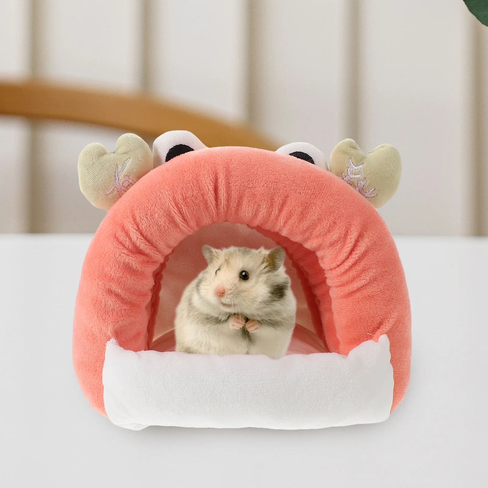 

Small Animal Warm House Hamster Cozy Sleeping Nest Washable Pet Bed for Dwarf Gerbil Chinchilla Ferret Sugar Glider Mouse