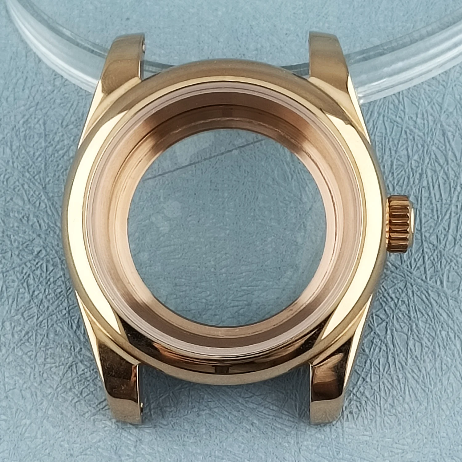 36MM 40MM Watch Case Fit NH34 NH35 NH36 ETA2824 Movement Case Sapphire Round Edge 100m Waterproof