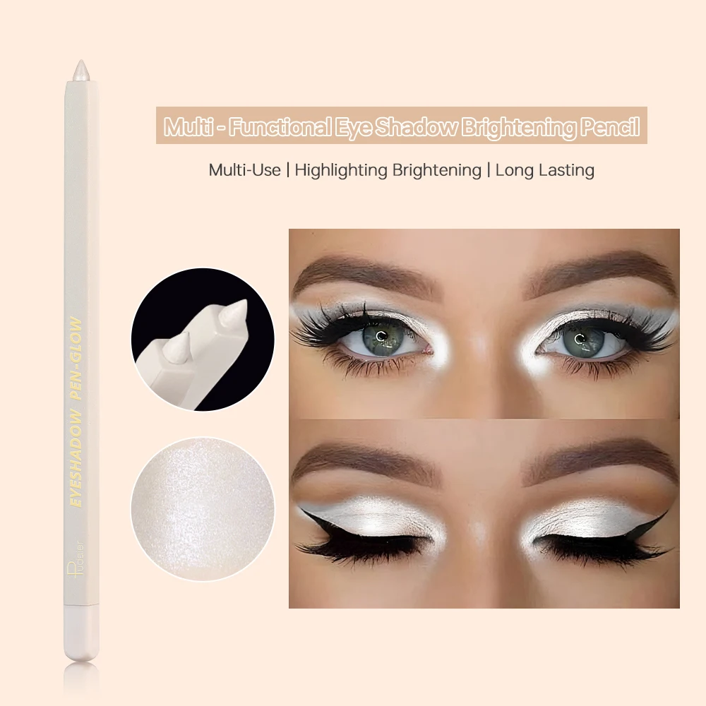 ホワイト ハイライター ペン、パーリー グリッター マット アイ ブライトニング スティック、アイ コンター アイライナー ペン、エグヨ サル ペン、アイ ハイライト ペンシル