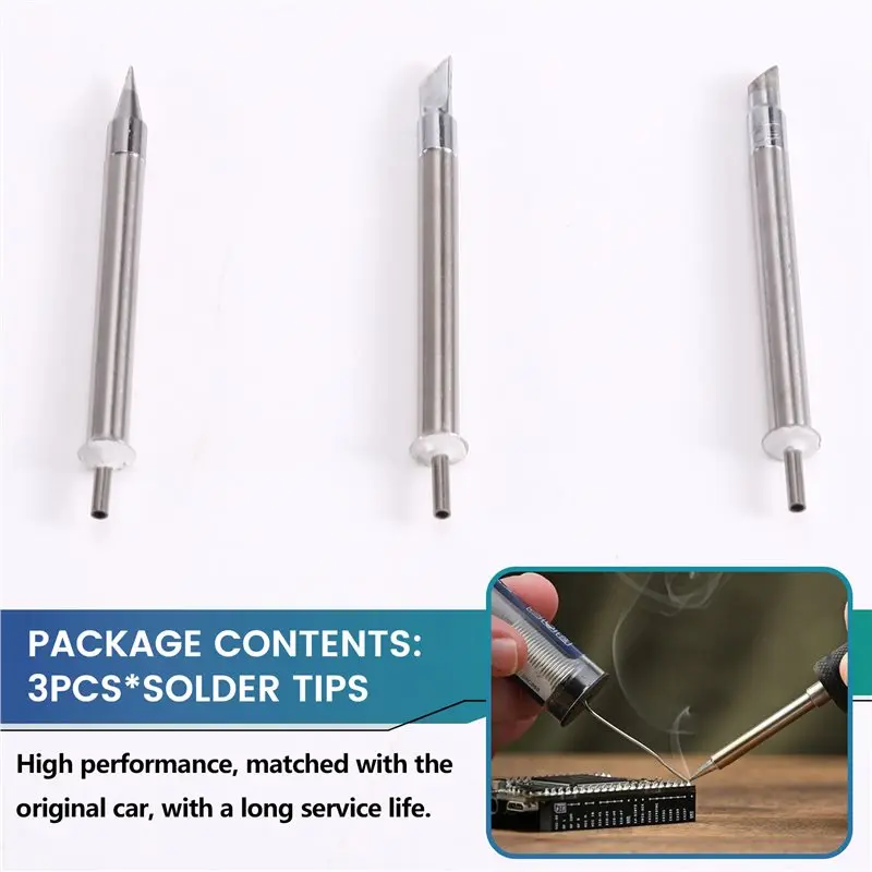 Y42A-Heating Accessories For Battery For Soldering Iron 5V 8W 3Pcs Portable Solder Tips Removable Design