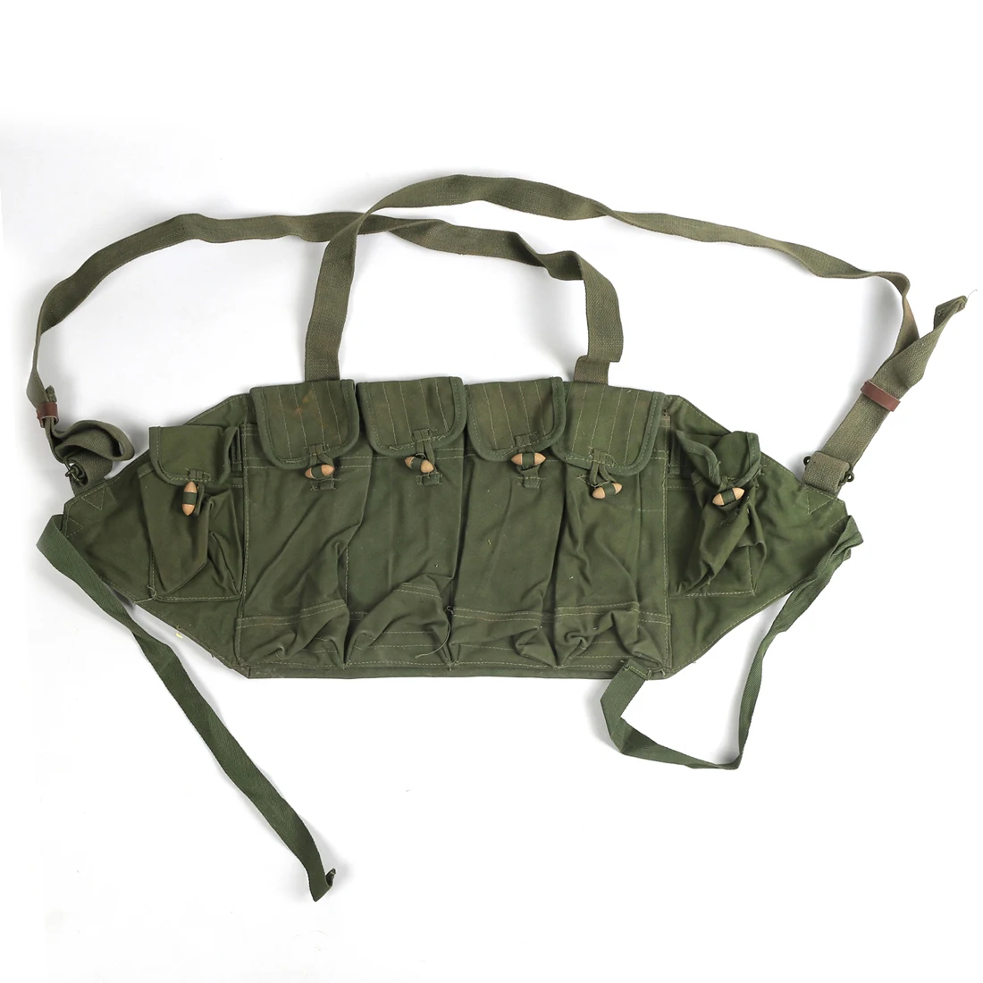 SURPLUS ORIGINAL CHINESE TYPE 81 CHEST RIG AK MAGAZINE POUCH BANDOLIER