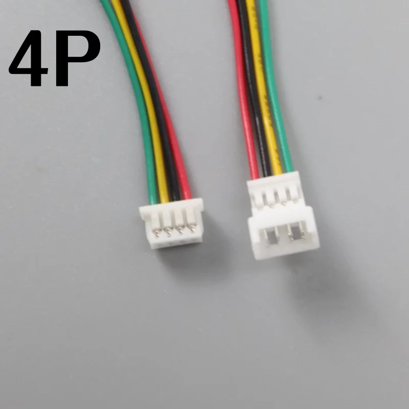 10 Stück 100 mm Mini-Micro-JST-Stecker-Set 1,25 mm Kabel mit 2/3/4/5/6 Pin männlich weiblich Stecker 2P/3P/4P/5P für elektronische Komponenten – Detail 13