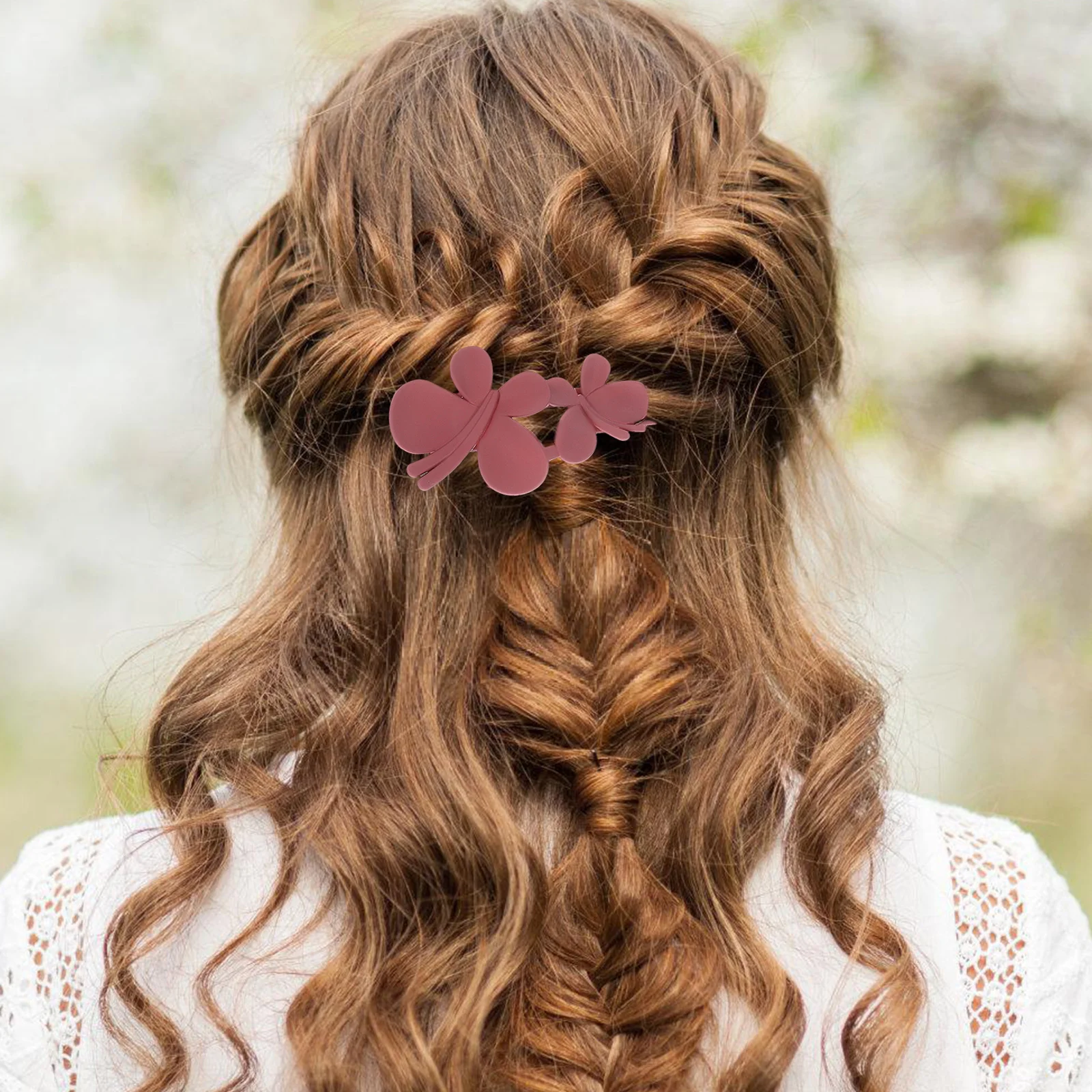 

Hair Dryer Clips Flat Accessories for Girls Elastic Cute Bun Western Style Miss
