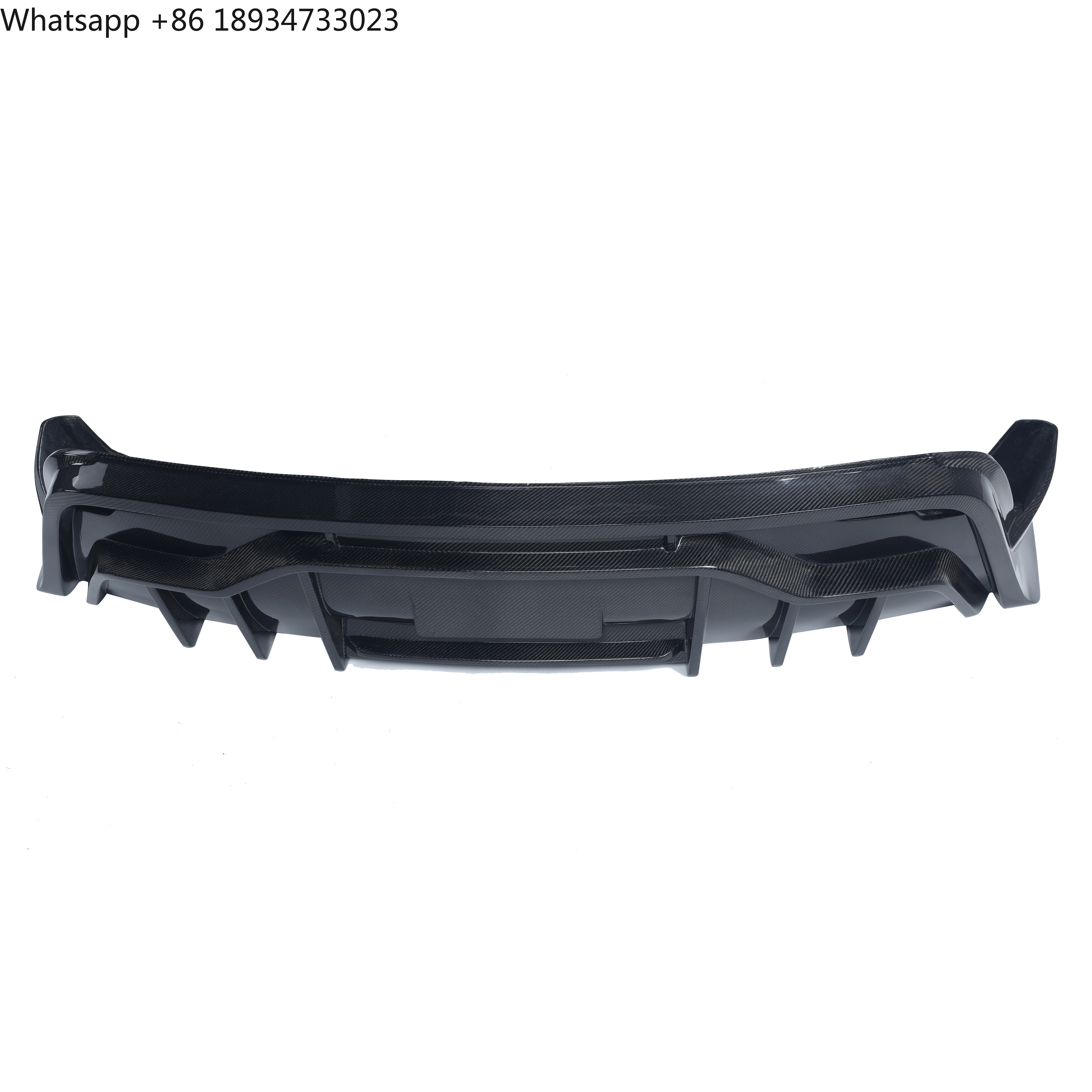 

For 2025 Tesla Model Y Dry Carbon Fiber Rear Diffuser Original Car Data 3D Scanned Design Original Car Bumpers Development