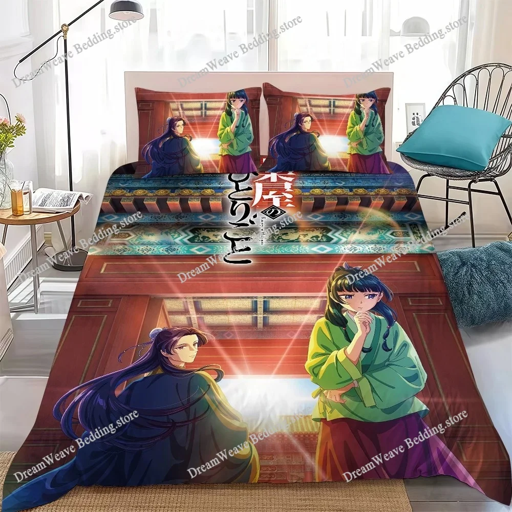 The Apothecary Diaries Duvet Cover Set Home Style Bedding Soft Laundry Cotton Bed Student Dormitory Gift