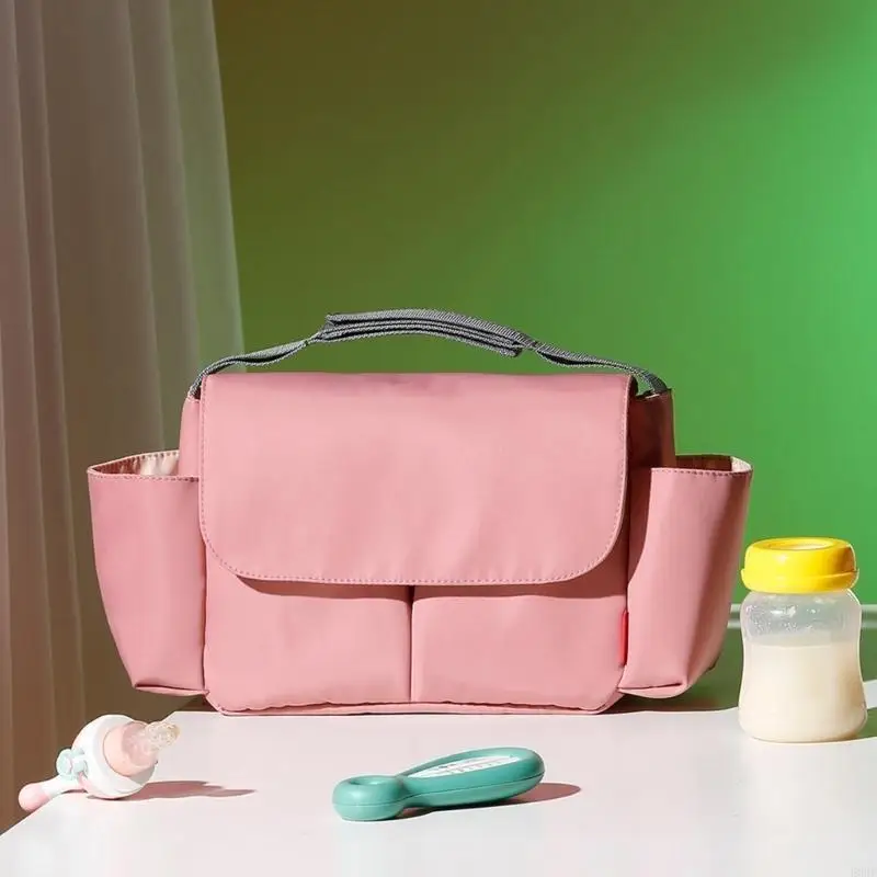 

E06F Nylon Baby Diaper Bag Waterproof Nylon Travel Nappy Bag for Cart Multi-color Infant & Toddler Travel Diaper Bag