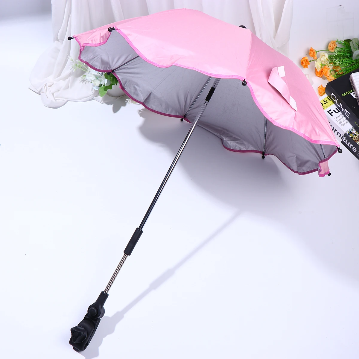 

Baby Cart Sun Umbrella Stroller Parasol UV Protection Anti-Sunburn Toddler Accessories Lightweight Durable Cart