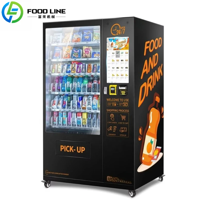 

Customized 24 Smart Vending Machines with Flexible Product Configuration Snack and Beverage Vending Machines