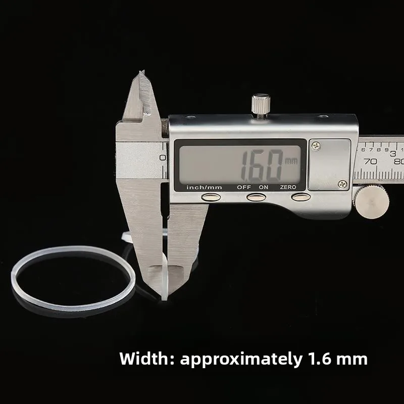 Hoge elastische duurzame siliconen rubberen band hittebestendige transparant witte industriële lederen hoes voor huisorganisatie