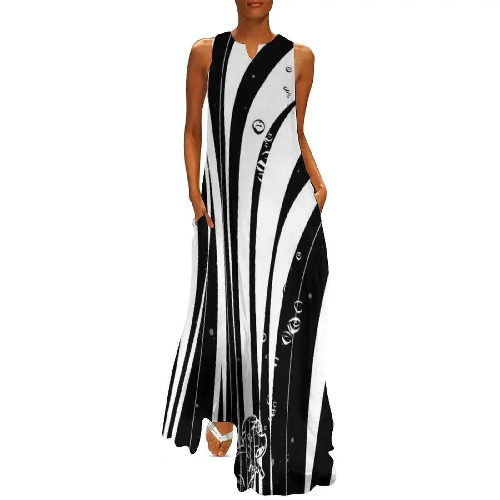 

Underwater Long Dress summer dress woman 2025 Beachwear Dress women