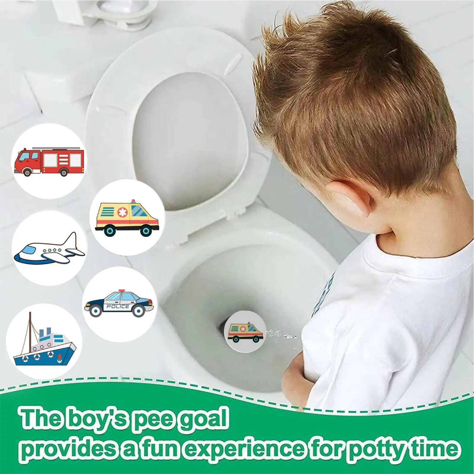 Pee Targets Potty Training Stickers Urinal Training Toilet Sticker Thermochromic Urinal Training For Kid Potty