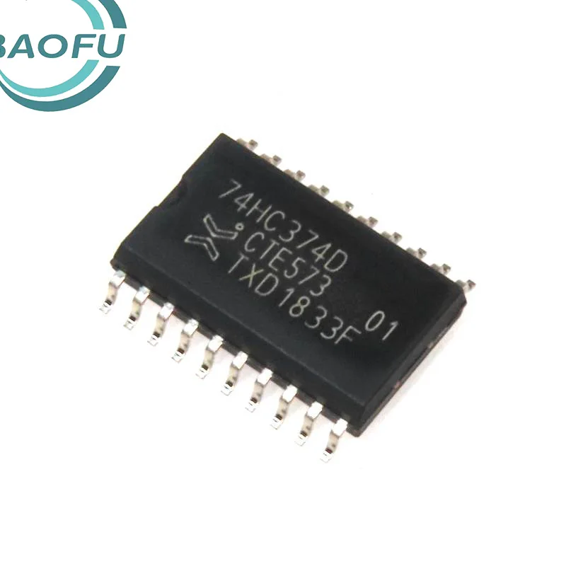 Newly imported original 74HC374D SOP20 wide body 7.2MM eight channel D-type trigger