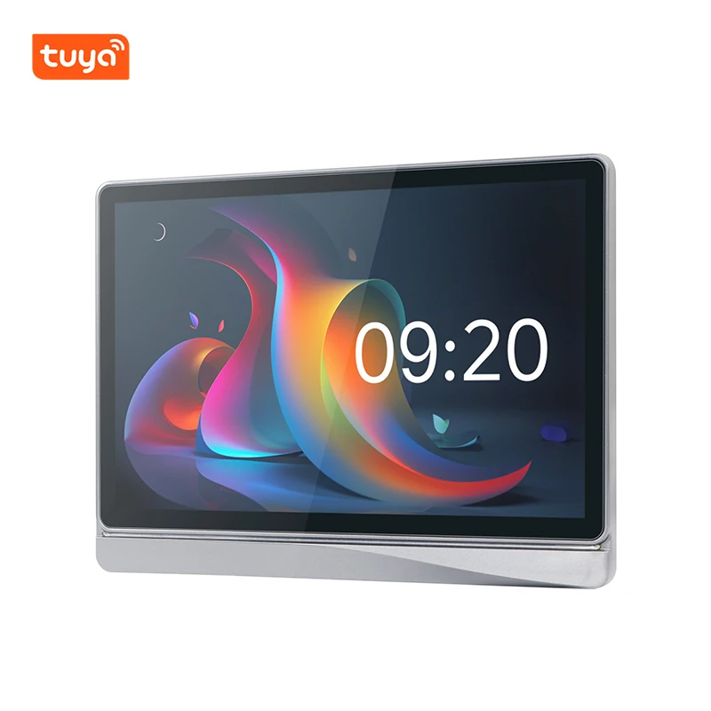 هاتف باب فيديو Tuya Smart IP بدقة 2 ميجابكسل مع التحكم في الوصول إلى بطاقة IC وشاشة تعمل باللمس مقاس 10 بوصة