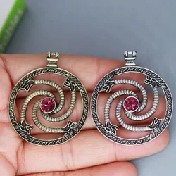 3Pcs/lot Valknut Viking Slavic Wolfs Charm Pendant For DIY Necklace Earrings Handmade Jewelry Making