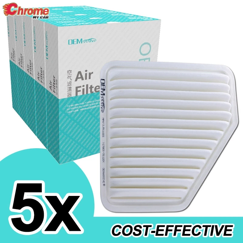 

5pc 17801-AD010 17801-31120 17801-YZZ06 Car Air Filter For Toyota Rav4 Corolla Camry Venza Matrix Avalon Scion tC xB Lexus ES350