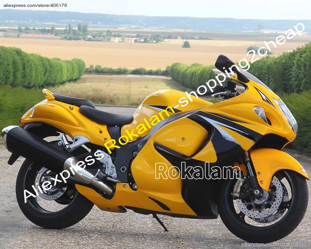 

For Suzuki GSXR1300 Parts 2008-2016 Hayabusa GSX-R1300 08-16 Yellow Black Sportbike Fairing Kit (Injection Molding)