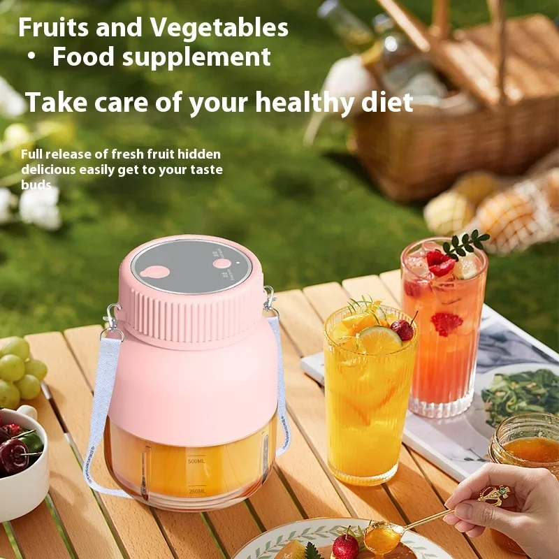 New multifunctional electric juicing bucket portable household juice cup usb charging large capacity juicing cup ton ton cup