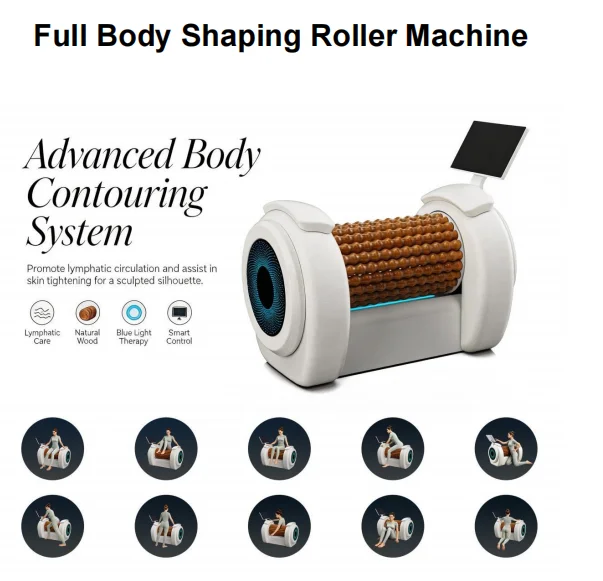 Professional Massage Body Roller Machine for Lymphatic Drainage Body Shape Roller Machine for Fitness Leg and Body Slimming