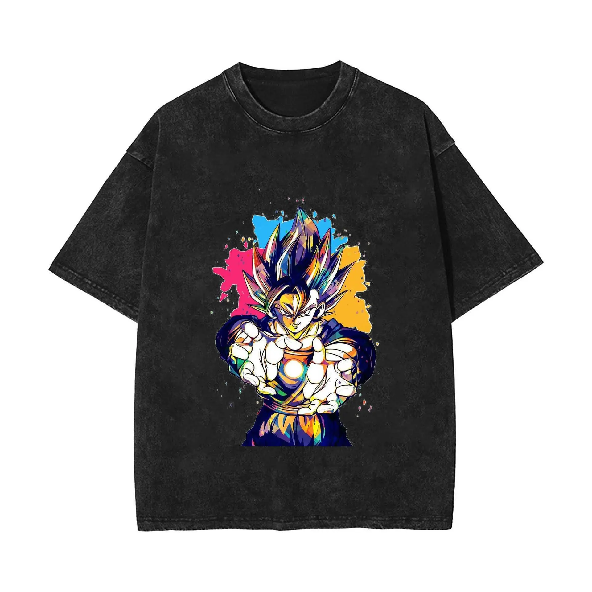 

Новая хлопковая футболка Dragon Ball Z 2026 года, унисекс, с коротким рукавом, повседневный уличный стиль, летняя графика, тренд Y2K