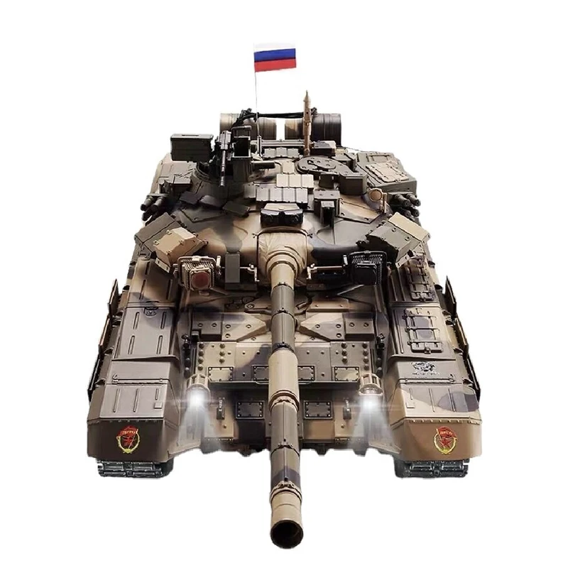 Henglong RC Tank 3938 Russische T90 Hoofdstation Tank 1:16 Metalen Gevolgd Militaire Elektrische Model Bullet Schieten Speelgoed Kinderen Gift