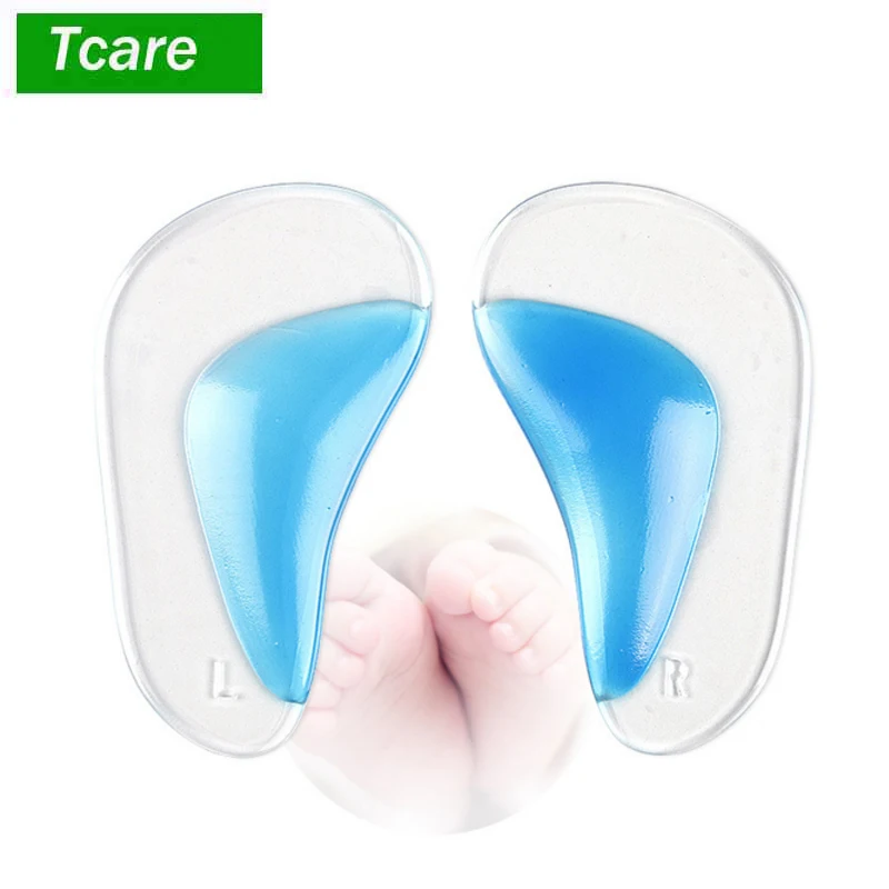 Tcare Unisex Foot Care Massage Arch Support Insoles Inserts PU Gel Orthopedic Orthotic Correct Flat Feet Relieves Pain & Reduces