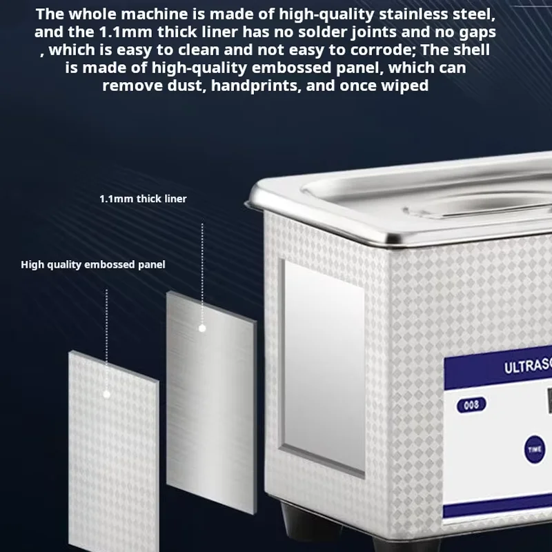 Household Small Ultrasonic Cleaning Machine Jewelry Glasses Invisible Braces Watch Ultra-portable Ultrasonic Cleaning Machine