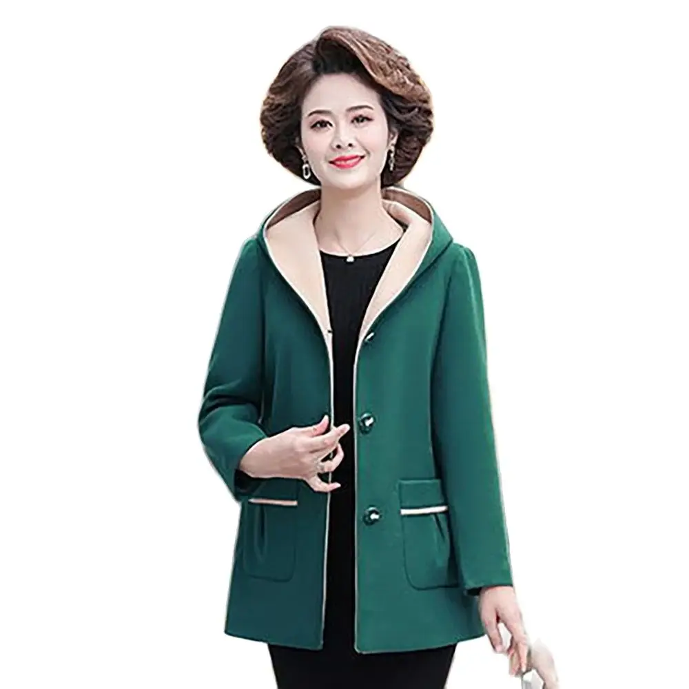 

Lovepeapomelo Traf Women's Women Full Regular Solid Long Senior Jackets Women's Coat Best Sell