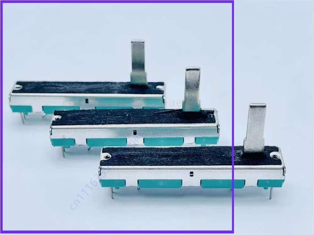 High quality doublefor b10kb50k straight slide 45 electric slotter pioneer fader mixer volume adjustment shaft length 15mm 50pcs