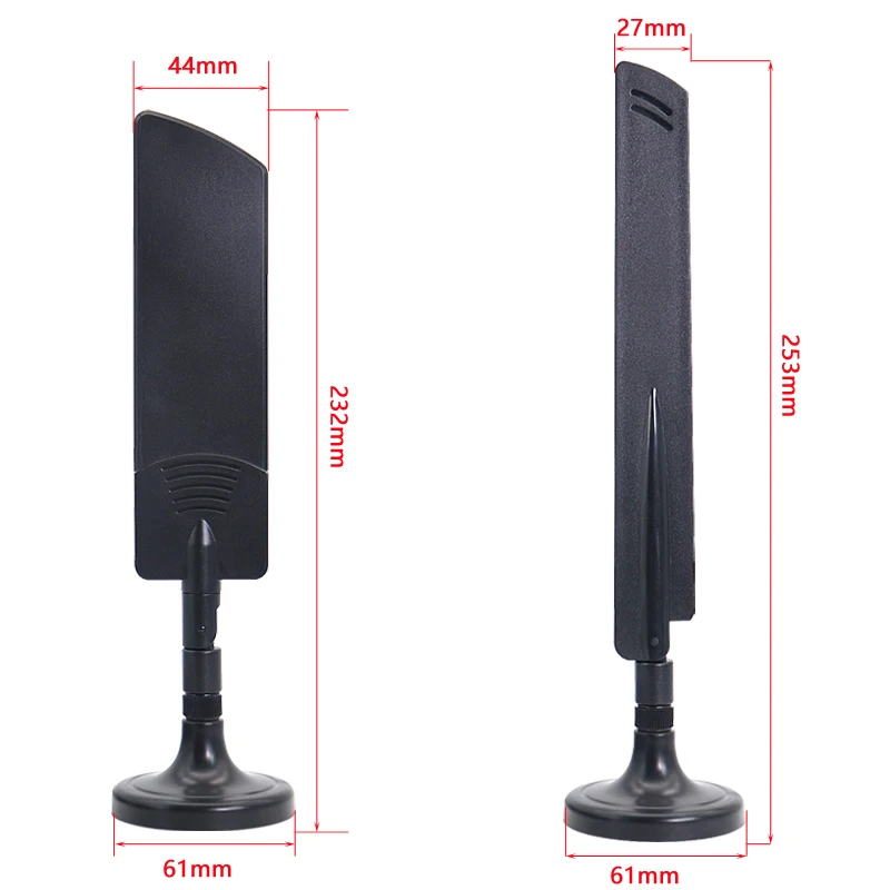 AMPLIFICADOR DE señal GSM 3G, 4G, 5G, 40dBi, Base magnética externa, TS9, SMA, macho, para Wifi, CPE PRO, enrutador