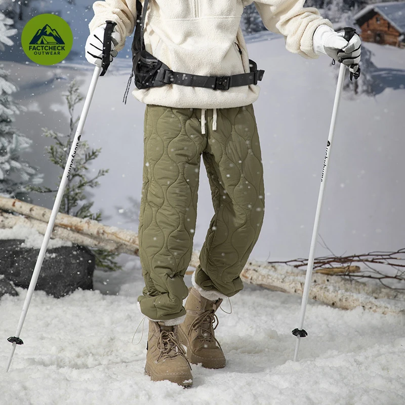 FACTCHECK EU US Size High Quality Winter Warm Cotton Pants Gourd Pattern Thick Straight Casual Pants Lamb