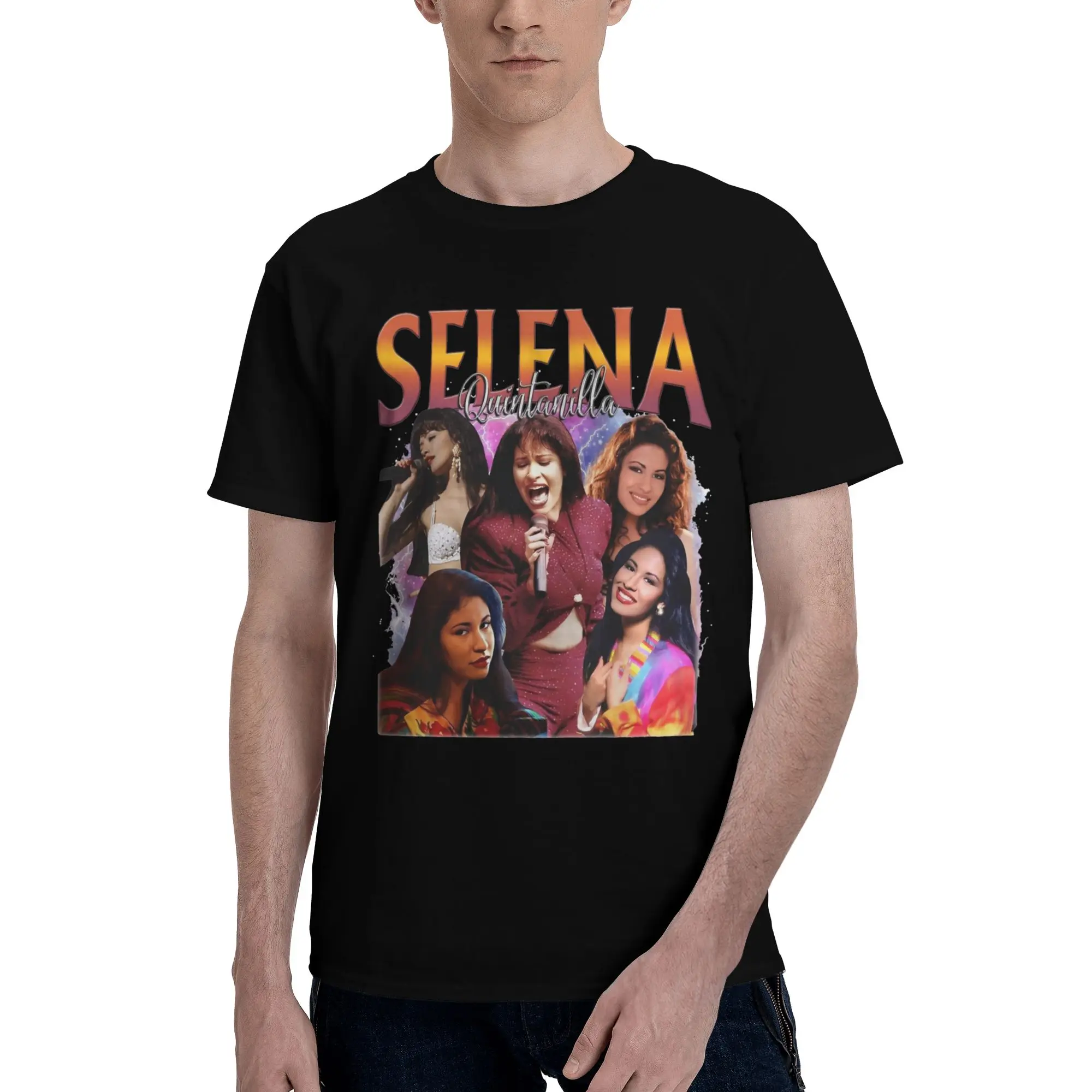 Mens Womens Selena Quintanilla  T Shirt 100% Cotton New Arrival Tee Shirts  Top Clothing