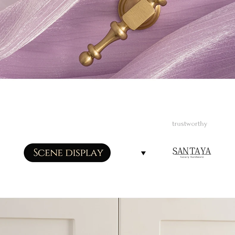 Brushed brass European cabinet handle product image 10