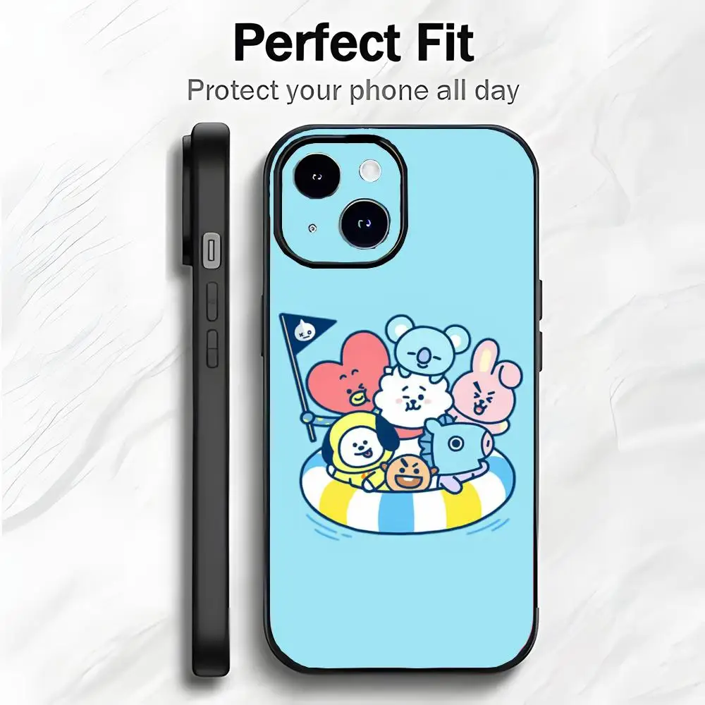 character lovely B-BT21 Phone Case Phone Case Soft Packaging Lightweight For iPhone17 16 15 14 13ProMax - view 6